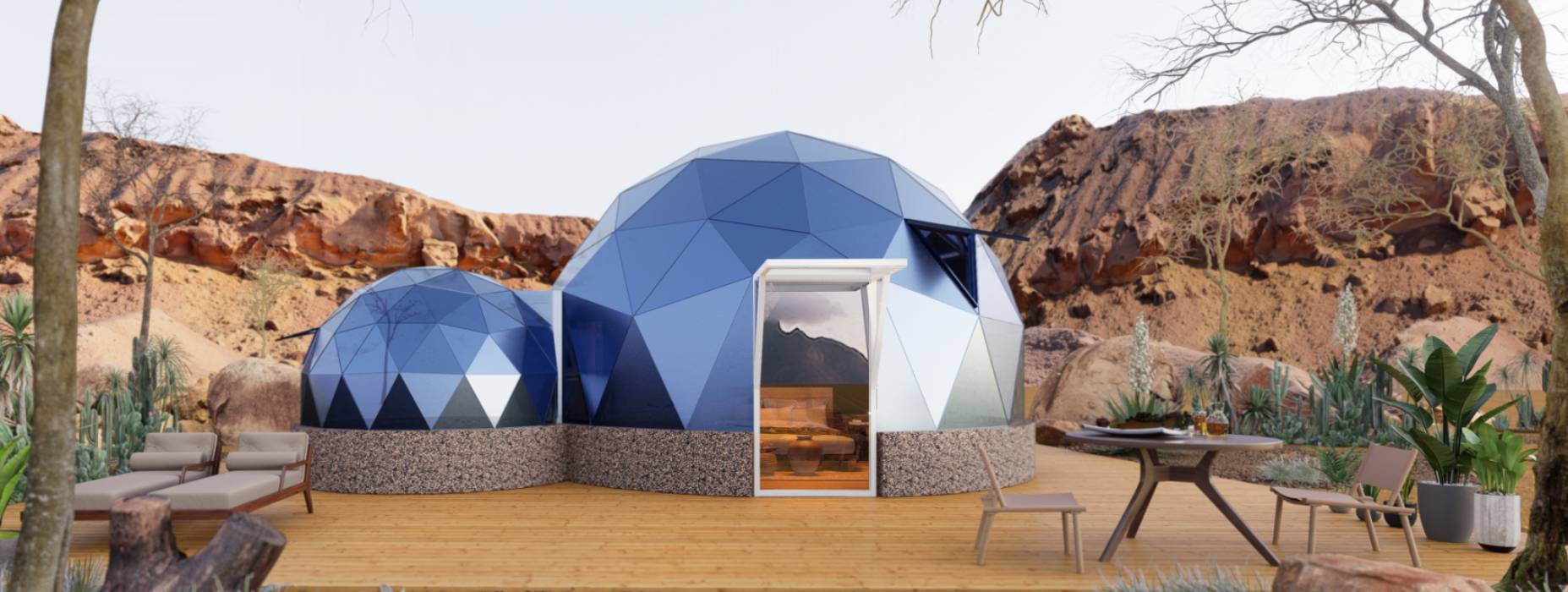 桑植县球形智能光伏玻璃星空房